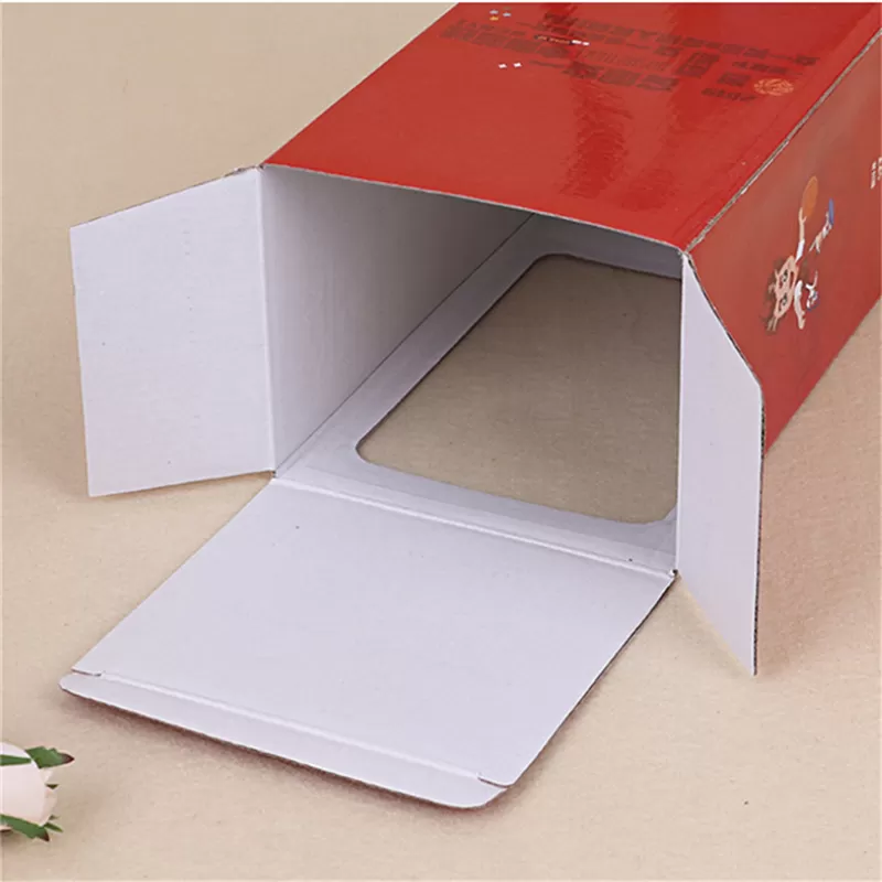 Red Window Paper Box