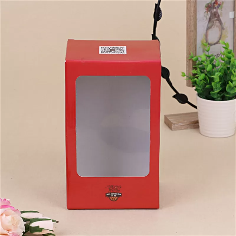 Red Window Paper Box
