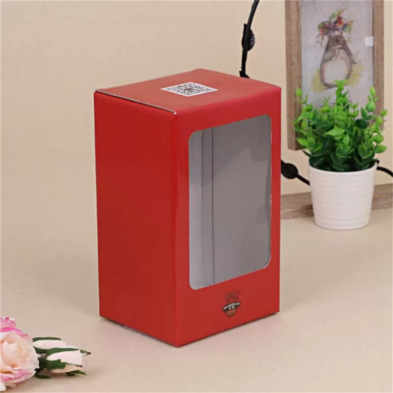 Red Window Paper Box